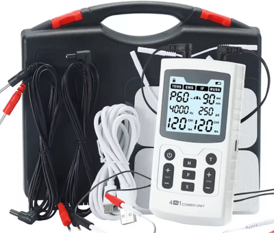 Inspire Picks 4 in 1 Electric Muscle Stimulator With IFT, RUSS, TENS & High Frequency Modes jrw 600 Wh