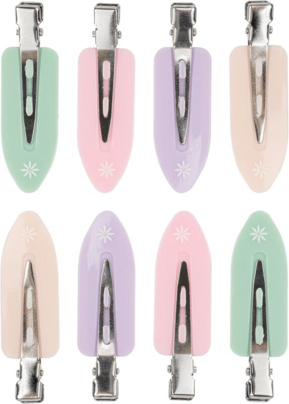 Brushworks No Crease Clips hair pins Pastel