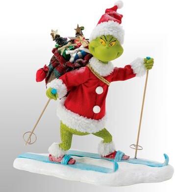 Enesco/Dept 56 Grinchy Delivery Clothtique Green , Green