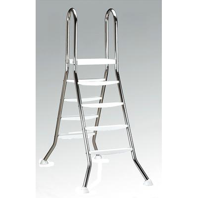 Poolleiter CLEAR POOL, silber (silberfarben), H:120cm, Edelstahl, Leitern