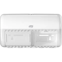Tork Spender für Toilettenpapier Weiß T4, Kompakt, Elevation Design, 557000