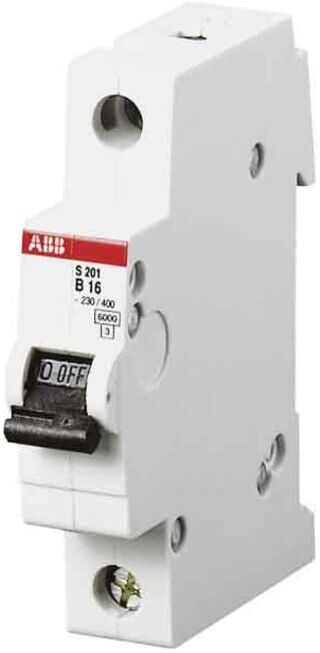 ABB Stotz S&J; Disjoncteur 10kA 10A C 1p S201M-C10 (2CDS271001R0104)