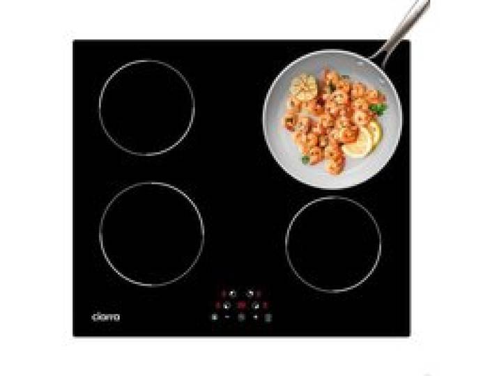 Ciarra AWBIH4-D Plaque Induction 4 Foyers 59cm 6000W Table de Cuisson Encastrable Touche Sensitive Minuterie Auto-Arrêt