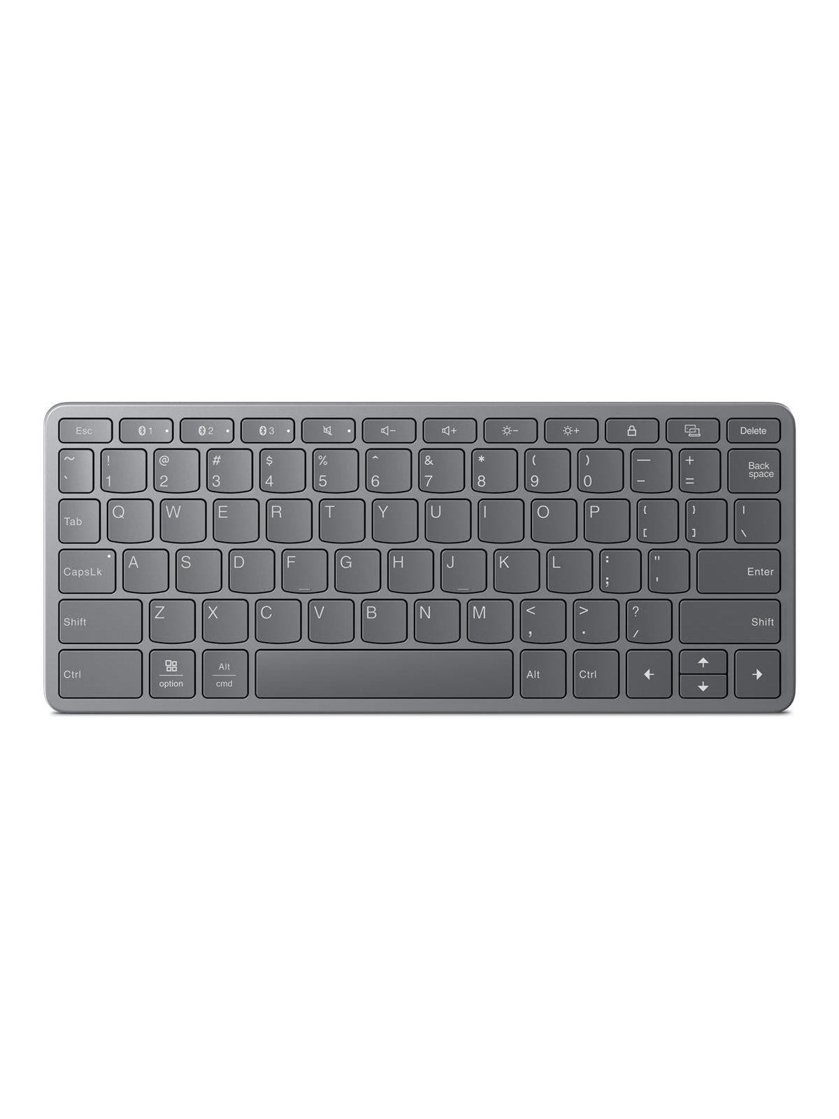 Lenovo - keyboard - multi device - UK/German - luna grey Input Device - Tastatur - Deutsch - Grau