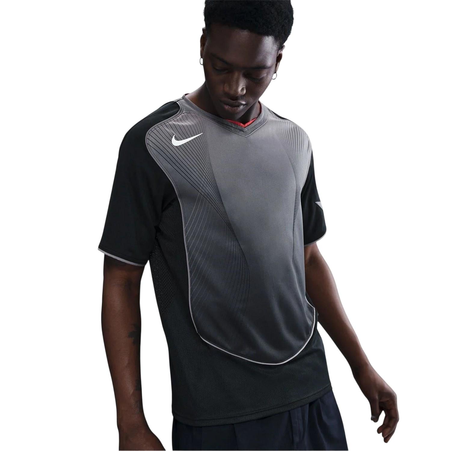 Nike - "T90" T-Shirt für Herren, kurzärmlig (Schwarz/Grau)