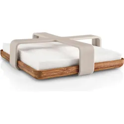 Nordic Kitchen Serviettenhalter 19 cm, sandfarben, Bambus