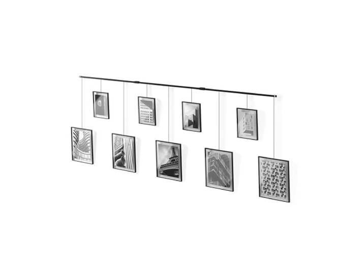 Umbra Exhibit Bilderrahmen Collage, 9 Rahmen, Schwarz