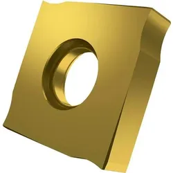 Wendeschneidplatte ISO SNHQ 1204AZEN:M8340 D. 5mm PVD beschichtet Farbe Gold