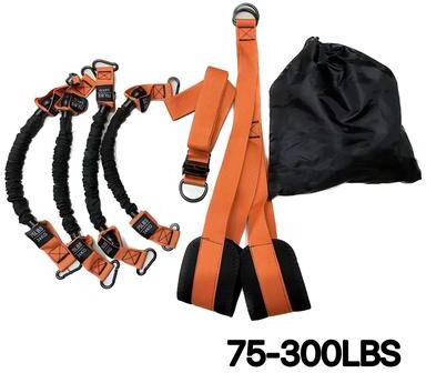 Smart Shopping Spot PowerLift Pull Up Assist Band Belt Adjustable Strength Training Equipment For Pull Ups & Calisthenics orange