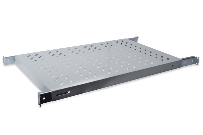 Digitus 1HE Fachboden festeinb. für 1000 mm tiefe Schränke 44x482x700mm grau DN-97648