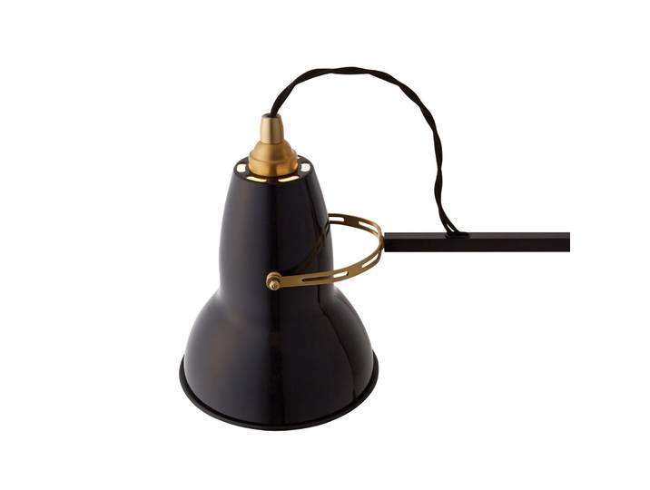 Original 1227 Wandlampe schwarz Messing Stecker - Anglepoise - Arbeitszimmer / Büro - Design - Metall - Einflammig