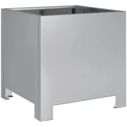 vidaXL Pflanzkübel 30x30x30 cm Verzinkter Stahl