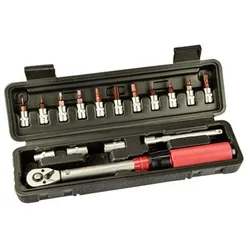 RED TOOLS Drehmomentschlüssel mit Zubehör für Auto, Fahrrad & Motorrad