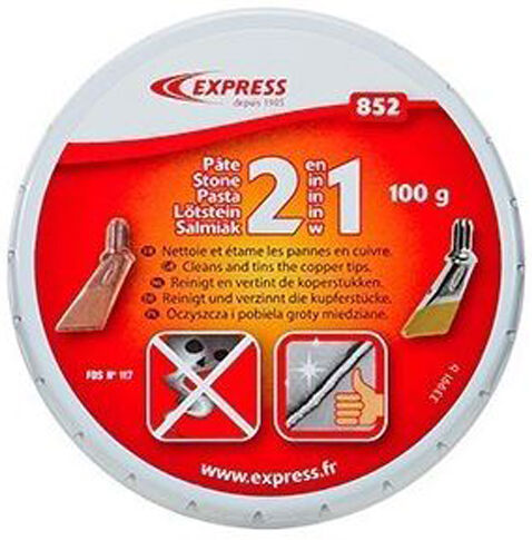 GUILBERT EXPRESS Pâte à étamer décapante pour pannes Pot 100 g EXPRESS 852