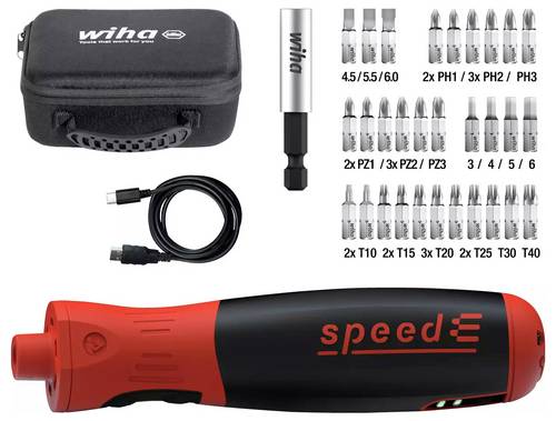 Wiha speedE PocketDrive 45791 Akku-Stabschrauber 3.7 V Li-Ion inkl. Akku