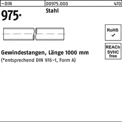 Gewindestange DIN 975 M24x 1000mm Stahl 1 Stück