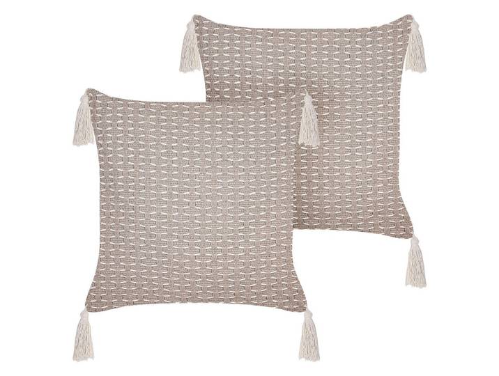 DEKOKISSEN 2er-Set Taupe 42/42 cm Hakone