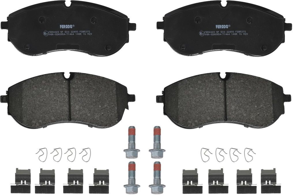 Bremsbelagsatz, Scheibenbremse FERODO FDB5372