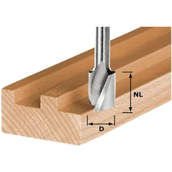 Festool, Fräser, Spiralnutfräser HS Spi S8 D8/19