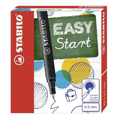 STABILO Patronen zum Nachfüllen - EASYoriginal Refill - medium - 20er Pack - Schreibfarbe blau (löschbar)