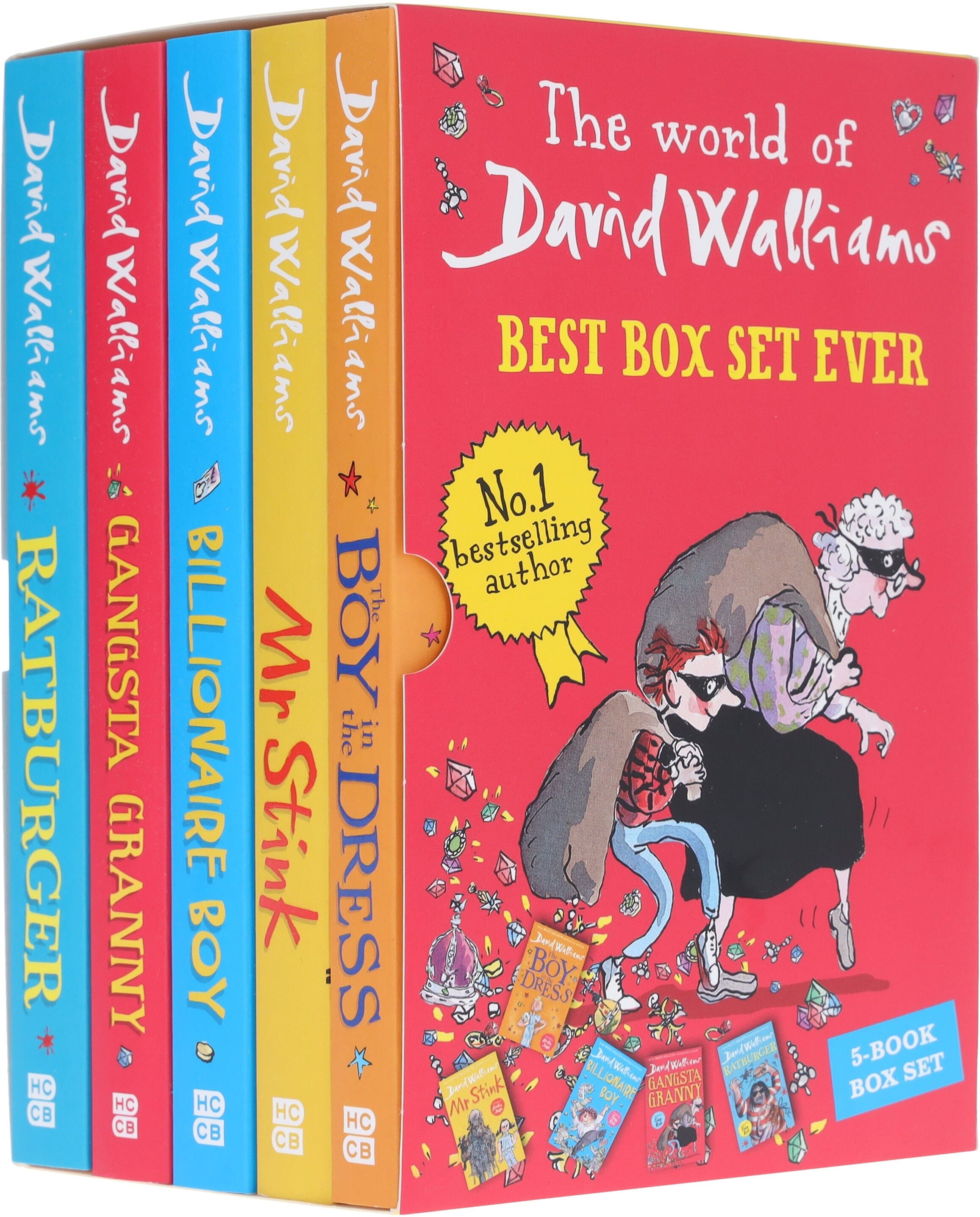 The World of David Walliams Best Box Set Ever 5 Books Set - Ages 7-9 - Paperback HarperCollins Publishers
