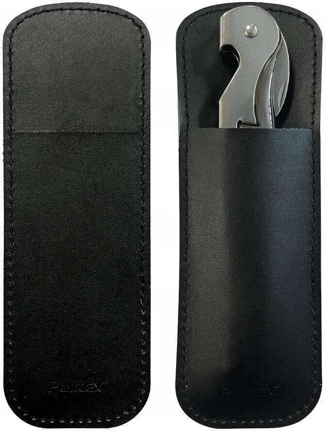 Pulltex Tire-bouchon Pulltap's Classic Luxury Or avec étui en cuir
