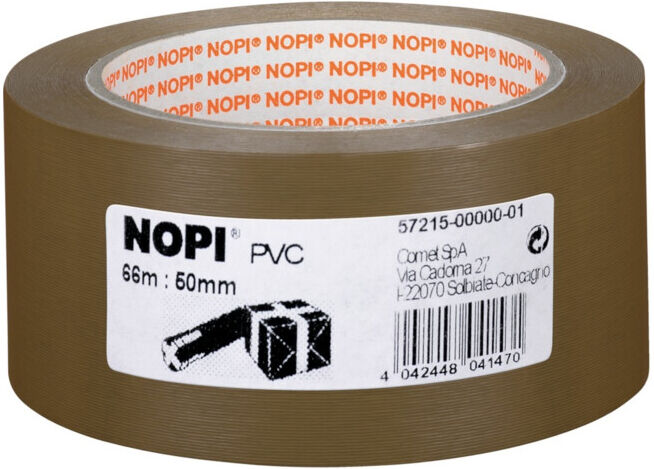 Nopi TESA, ruban adhésif 57215 66m x 50mm, brun (57215-00000-01)