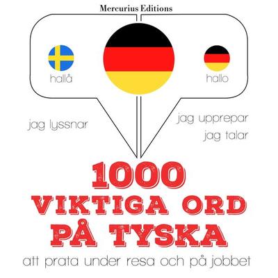 1000 viktiga ord på tyska - JM Gardner, Audio, 9782821130746