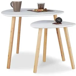 relaxdays Satztisch 2er Set