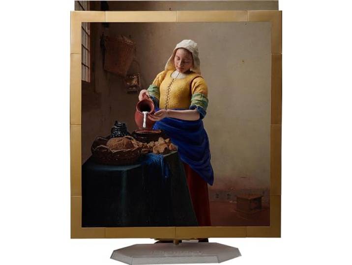 FREEing Table Museum: The Milkmaid by Vermeer Figma Actionfigur