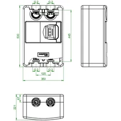 Oventrop, Zubehör Sanitärinstallation, OV Kessel-Anbindesystem Regumat M3-180 DN 32, mit Pumpenkugelhahn ohne Pumpe