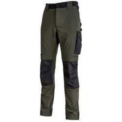 U-Power, Arbeitshose, WORKWEAR Atom dunkelgrün S (S)