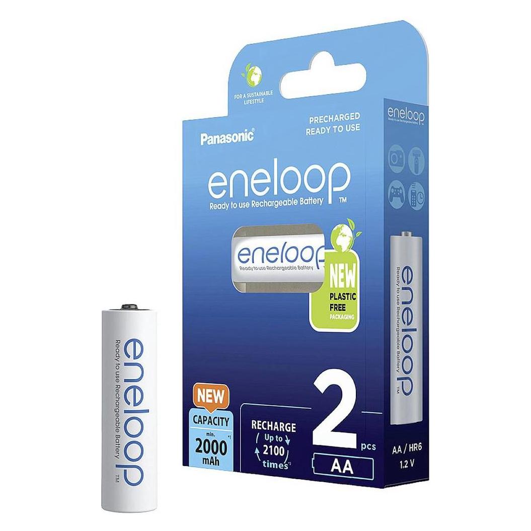 Panasonic Eneloop (2 Stk., AA, 2000 mAh) (BK-3MCCE/2BE)