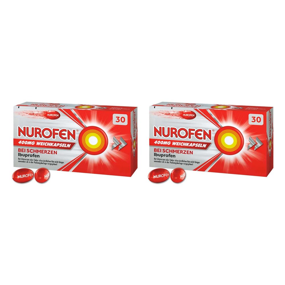 Reckitt Benckiser Deutschland GmbH NUROFEN 400 mg Ibuprofen Weichkapseln 08102665
