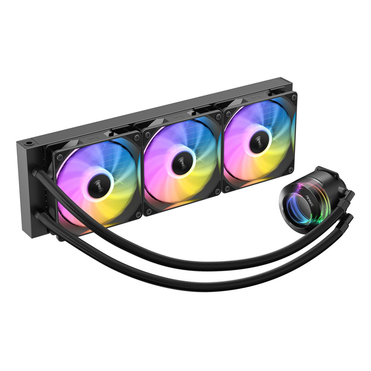 Antec Vortex Lum 360 ARGB Waterkoeling Zwart AMD-Intel (0-761345-40055-8)