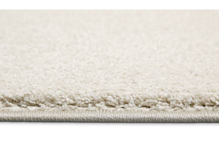 Teppich WECON HOME Wogh , beige (creme weiß), B:200cm H:25mm L:290cm, Polyester, Teppiche, Teppich, Kurzflor, maschinell gewebt, robust, Wohn- & Schlafzimmer, einfarbig