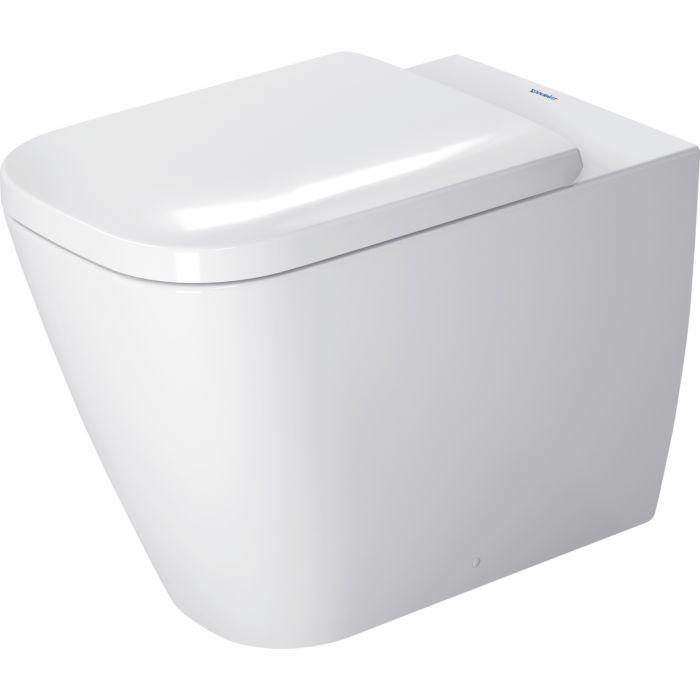 Duravit Happy D.2 Stand Tiefspül WC 21590900001 für variablen Wasserzulauf, weiss, wondergliss
