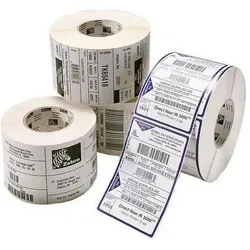 Zebra, Etikettenrolle, Z-SELECT 2000T Etiketten 800271-105 Selbstklebend Schwarz auf Weiss