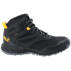 JACK WOLFSKIN Kinder Multifunktionsstiefel WOODLAND TEXAPORE MID K, Größe 33 in Grau Grau