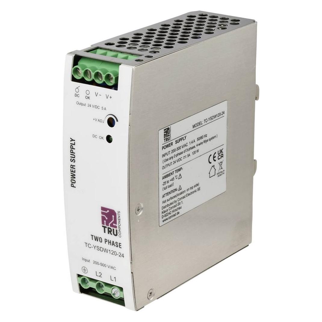 Tru Components TC-14556828 Hutschienen-Netzteil (DIN-Rail) Verbrauch (StandBy) 2 (TC-14556828)