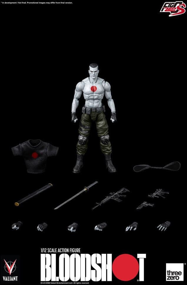 Threezero FigZero Bloodshot verzamelbeeld van Valiant Comics, 1/12 schaal