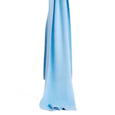 Schal BURLINGTON "Kensington", Damen, Gr. onesize, blau (bellflower (6717)), Modetücher Schal