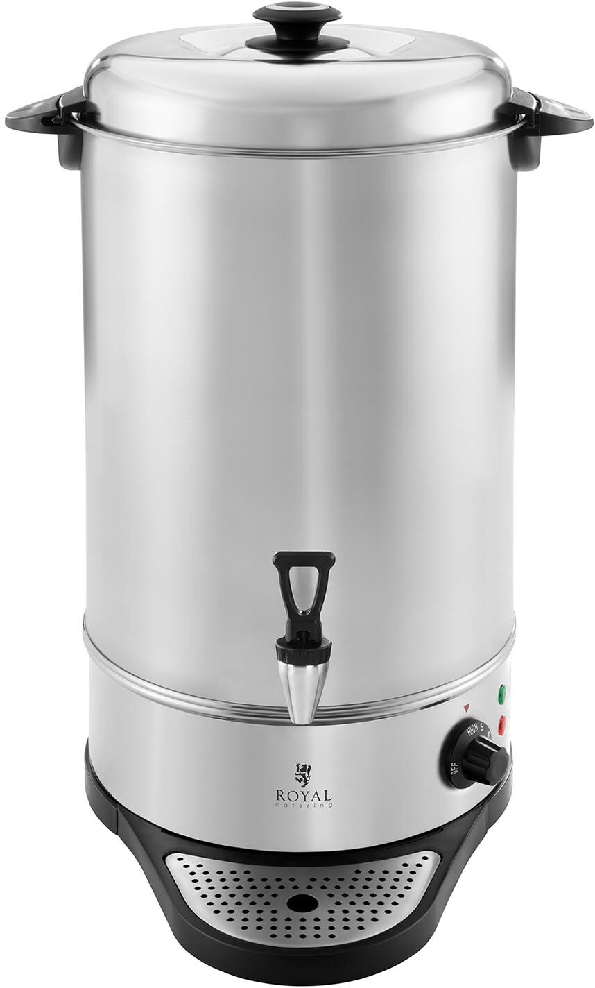 Royal Catering Wasserkocher - 20 L - 2.200 W - Abtropfschale