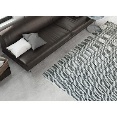 calo-deluxe "Luba 433" rechteckig 7 mm Höhe reine Baumwolle, handgewebt, Wohnzimmer, Kinderzimmer