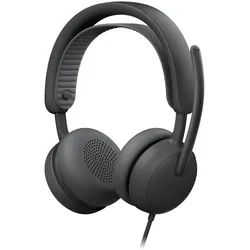 Logitech 981-001615, Kabelgebunden, Graphit (Kabelgebunden, USB-C, Microsoft Teams), Office Headset, Grau