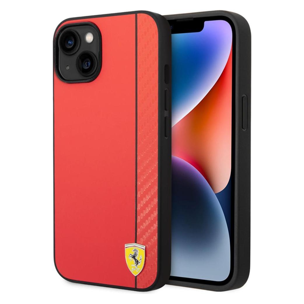 Ferrari FEHCP14SAXRE iPhone 14 6,1" czerwony/red hardcase Carbon (Apple iPhone 14) (FER000541-0)