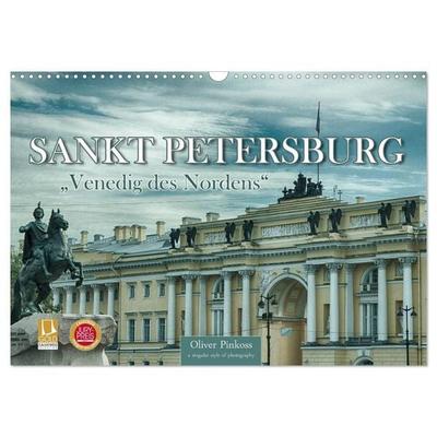Sankt Petersburg - 'Venedig des Nordens' (Wandkalender 2027 DIN A3 quer), CALVENDO Monatskalender