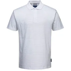 ESD Antistatik Polo-Shirt "AS21" - XXL - Weiß