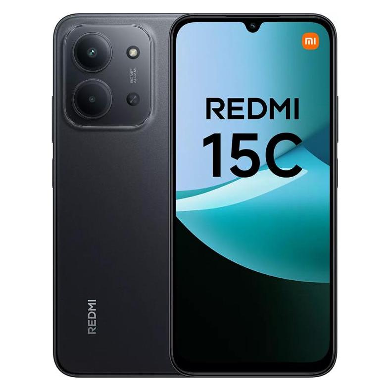 Xiaomi Redmi 15C 4G (6,9" - NFC - 128 GB, 4 GB RAM) Schwarz (128 GB, Noir, 6.90", 4G) (71645565)