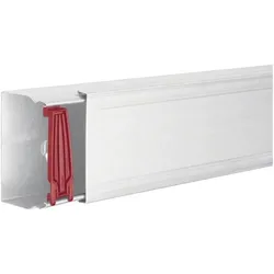 Hager, Leitungsführung, LF-Kanal Stahl LFS 60x100mm verkehrsweiss LFS6010009016 (200 cm)